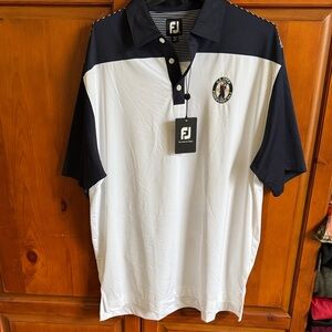 FootJoy Men's Navy and White Polo Shirt US Open 2014 Pinehurst
